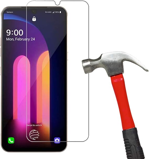 [3-Pack] Case-Friendly Tempered Glass Screen Protector for LG V60 ThinQ 5G (Clear)