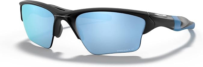 Oakley Man Sunglasses Matte Black Frame, Prizm Deep Water Polarized Lenses, 62MM