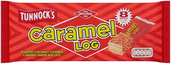 Tunnock's Caramel Logs Wafer Biscuits, 256g