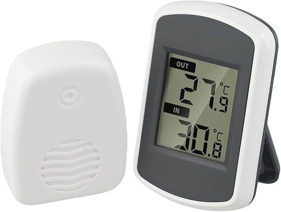 Indoor Outdoor Thermometer,Wireless Digital Weather Station with Outdoor Sensor,Digital Hygrometer Indoor Thermometer,to 120ft