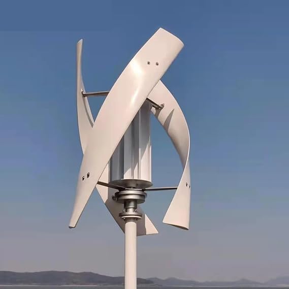 3KW 5KW Vertical Axis Wind Turbine Household Wind Turbine Generator Kit Low Speed Low Noise With 3 Blades Low Starting Speed for Home(5KW With controller,48V)
