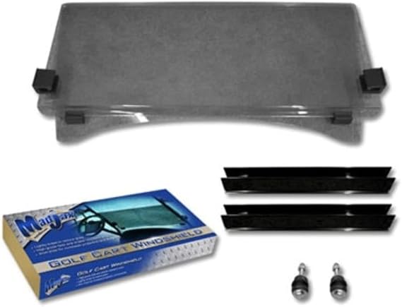 MADJAX Club Car Precedent Folding Golf Cart Windshield | Tinted Acrylic | Compatible with 2004-Up Models