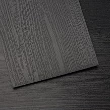 Art3dwallpanels Peel and Stick Floor Tiles Vinyl Flooring Planks, 24 Sheets 36 Sq.Ft Black Adhesive Wood Plank, Thin Design