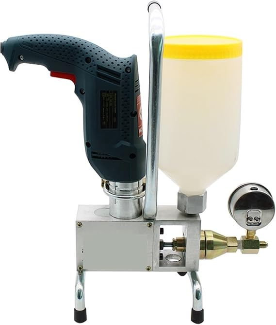 High Pressure Waterproof Grouting Machine 910W Injection Pump Epoxy/Polyurethane Grouting Liquid Leakage Tool Professional，Tool Set