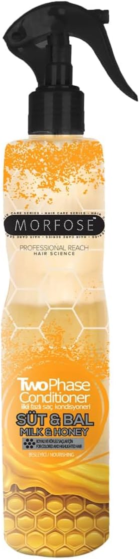 Morfose Boyalı Ve Röfleli Saçlar İçin Çift Fazlı Süt & Bal Fön Suyu 400 Ml