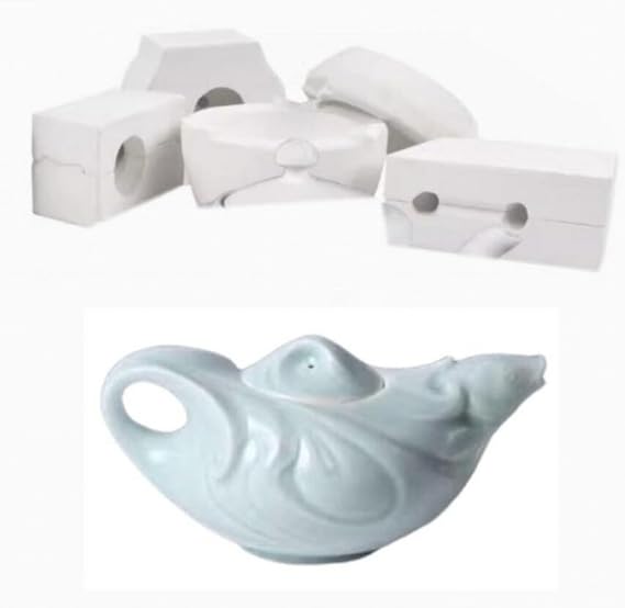 1Set Pottery Tools Potters Ceramic Mold Ceramic Forming Mold Plaster Molds DIY Handmade Home Decor Supplies - Teapot, as show