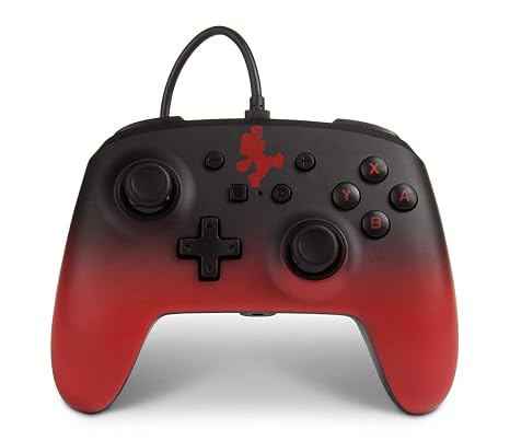 PowerA Enhanced Wired Controller for Nintendo Switch Mario Fade