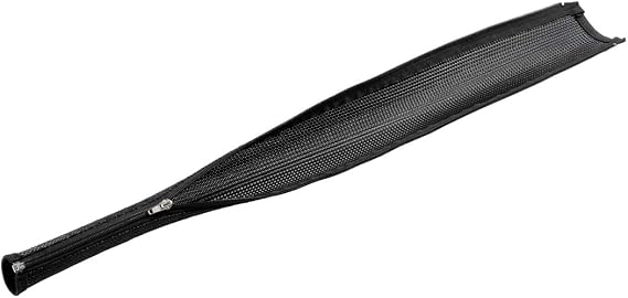 Zipped Cable Sleeve 60" Length (Black) by Uplift Desk