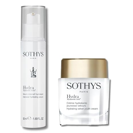 Sothys Hydrating Serum & Velvet Cream Set, Deep Hydration Care