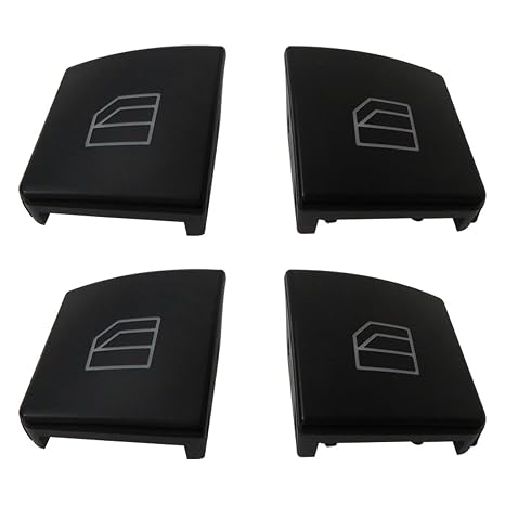 4Pcs 52127-06050 Driver Window Switch Button Cap Replacement for 2013-2019 Mercedes-Benz CLA Shooting Brake X117 CLA180 CLA200 CLA 250