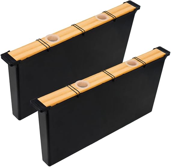 BeeCastle 2 Pack 3.5L Beehive Feeder Beehive Frame Feeder Deep Frame Water Feeder for Beekeeping Bee Feeding Tools