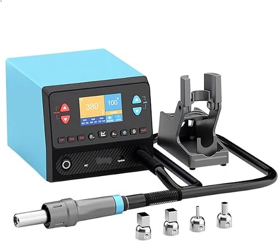 QUICK M9 1300W Intelligent Hot Air Station with Screen Projection Function for Maintenance and Disassembly Welding