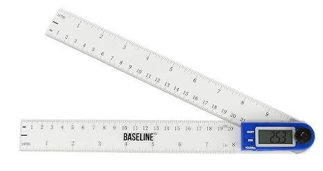 360 Degree Plastic Digital Goniometer, 10" Length