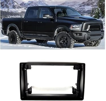 Automobile Accessories Plastic Panel Frame 9 Inch 2Din Android Screen Panel Frame for Dodge for Ram 2019-2021 High Performance