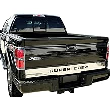 Made in USA! Compatible with 2004-2014 Ford F150 Tailgate Outling Insert Overlay Cover Trim with Super Crew Letters Cutout 6" Wide 1PC