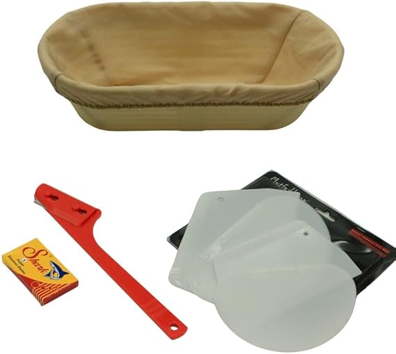 Ekmek Yapım Seti Oval 30 Cm Bezli