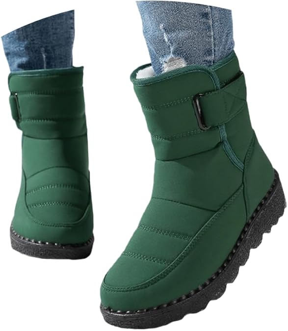 Winter Boots For Women Waterproof Slip On Snow Ankle Boots Ladies Warm Fur Lined Thickening Shoes Outdoor Sneakers