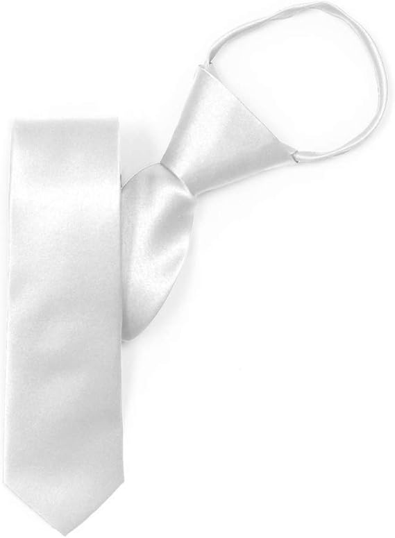 Boys White Tie - 7 - 14 Yr