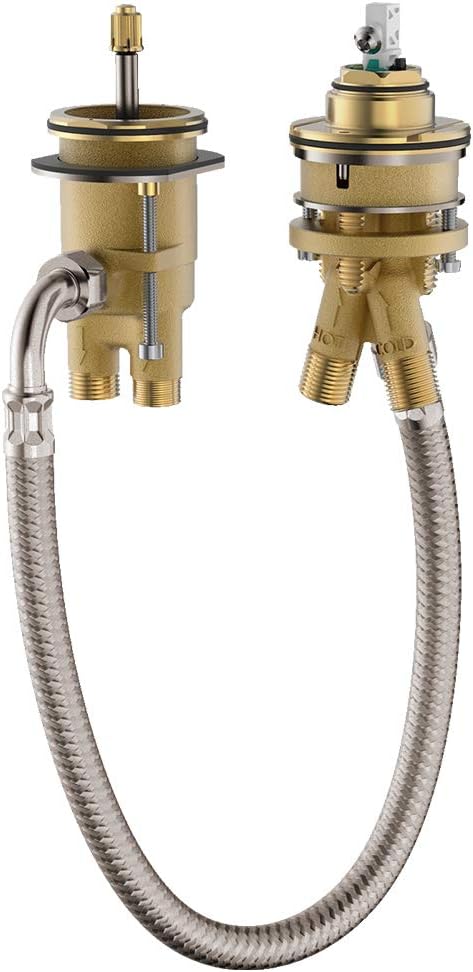 hansgrohe Basic Set for 2-hole Rim-Mounted Bath Mixer