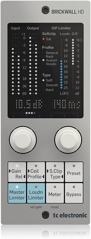 TC Electronic BRICKWALL HD NATIVE/BRICKWALL HD-DT Mastering Brickwall Limiter Plug-In with Optional Hardware Interface