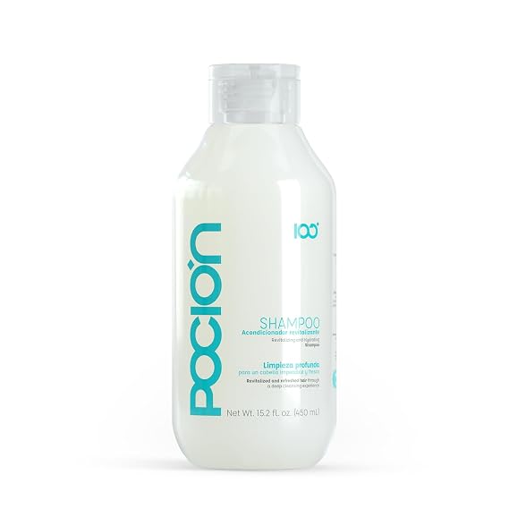 La Pocion Shampoo - 15.2 Fl Oz (450ml) | Cruelty-Free Revitalizing Shampoo with Organic & Natural Ingredients | Deep Cleansing, Freshness, and Healthy Hair Growth
