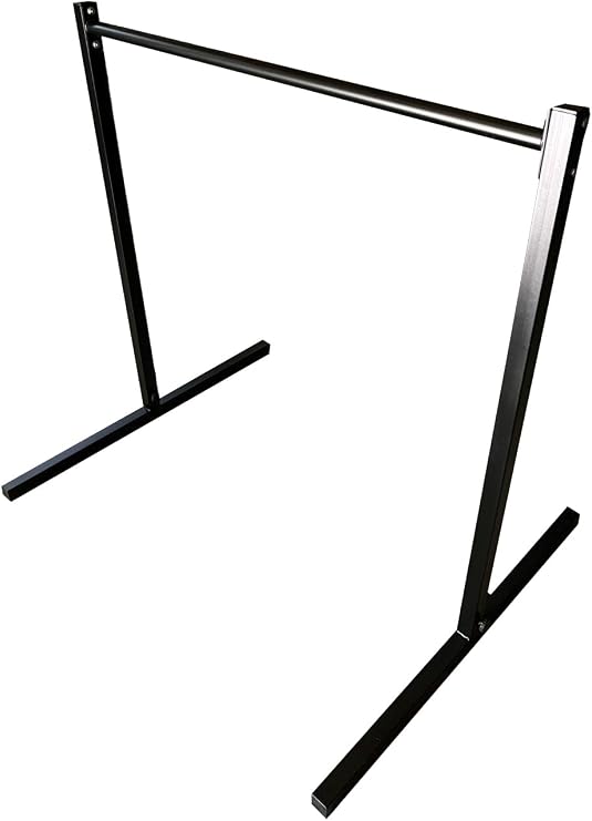 Statik Barfiks Bar, 3 Kademeli Yükseklik Ayarlı, 115 cm, Siyah