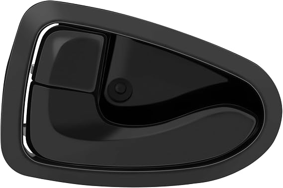 LUJUNTEC Interior Door Handle Driver Side Replacement for 2000-2005 for Hyundai Accent Black