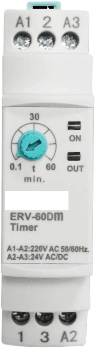 ERV-XXM Off Delay Time Relay Electronic Adjustable(ERV-03M 0.1-3sec.)