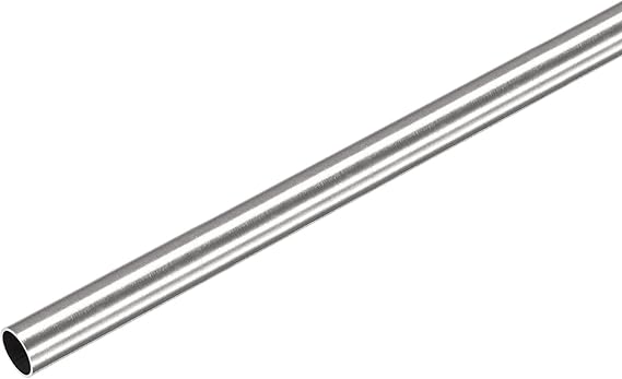 uxcell 304 Stainless Steel Round Tube 7mm OD 0.5mm Wall Thickness 300mm Length