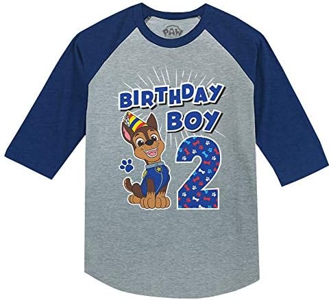Paw Patrol Rubble Digging 3rd Birthday Shirt for Boys - Toddler Construction Theme 34 Sleeve Baseball Tee