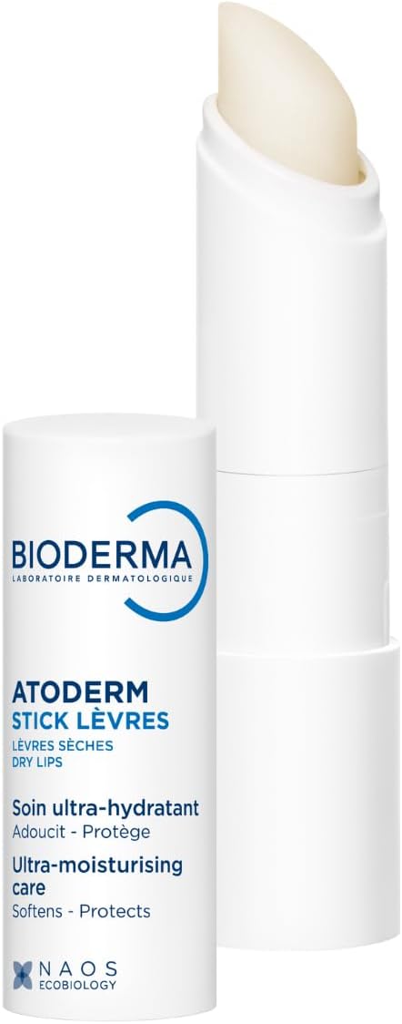 Bioderma Atoderm Lip Stick Feeder, Moisturizing Lip Care Cream With Vitamin E And Shea Oil 4 gr
