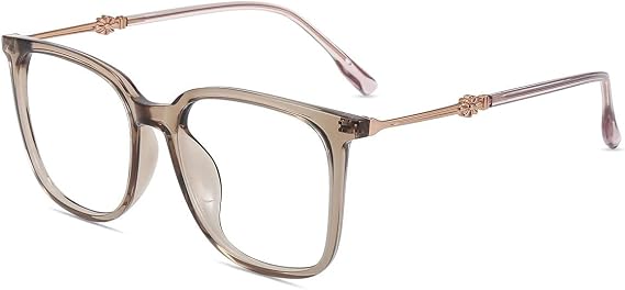 Firmoo Oversized Blue Light Blocking Glasses, Big Frame Square Nerd Eyeglasses Computer Screen Glasses