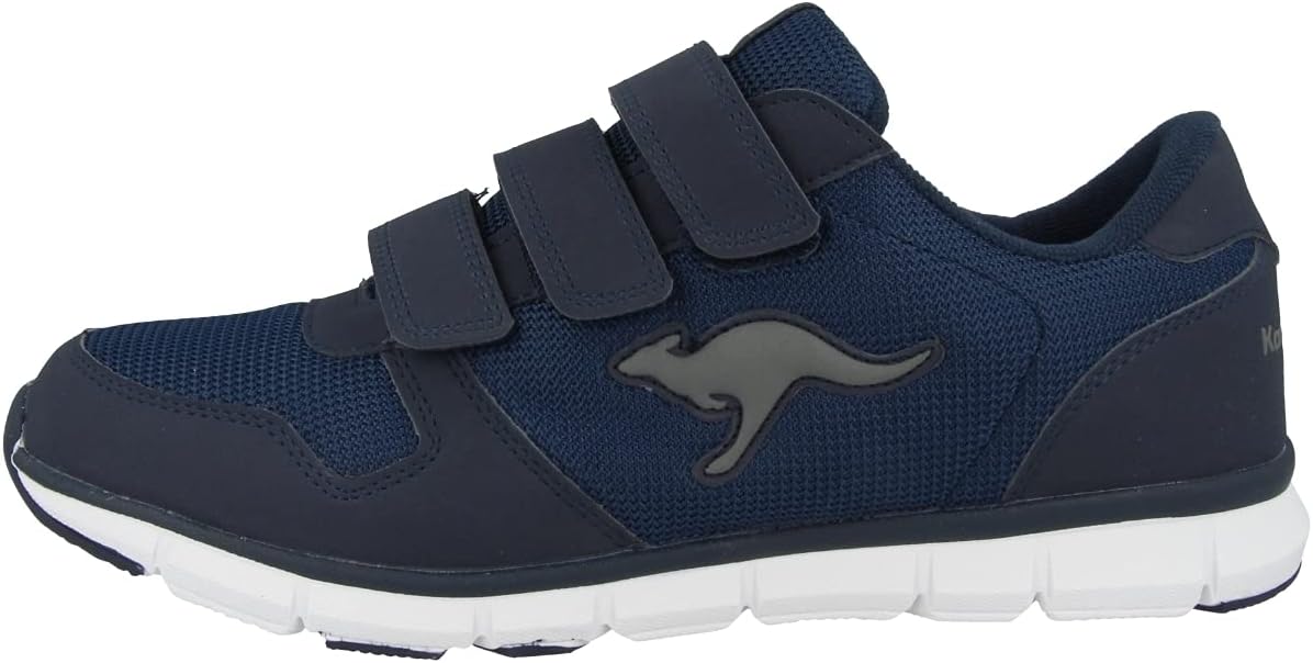 KangaROOS Women's K-bluerun 701 B Low-Top Sneakers, Blue Dk Navy Grey 423, 3.5 UK
