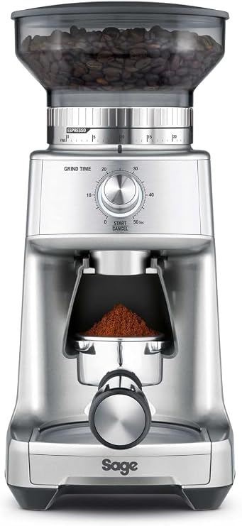 Sage Dose Control Pro, Conical Burr Coffee Grinder, Silver
