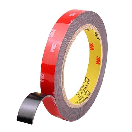 3M VHB 5952 Double Sided Tape Heavy Duty Mounting Tape, Waterproof & Heat-Resistant for Auto, Home and Office (0.5inch x 15.6ft), Black