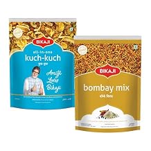 Bikaji Bombay Mix 1Kg & All In One Kuch Kuch 1Kg Combo | Ready to Eat Indian Namkeen | Crunchy Bar Snack, Tea-Time Munchies & Party Mix | Authentic Munching Pack for Sharing & Everyday Snacking