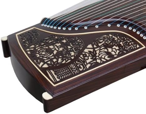 Professional Performing Carved Rosewood Guzheng Instrument Chinese Zither Koto
