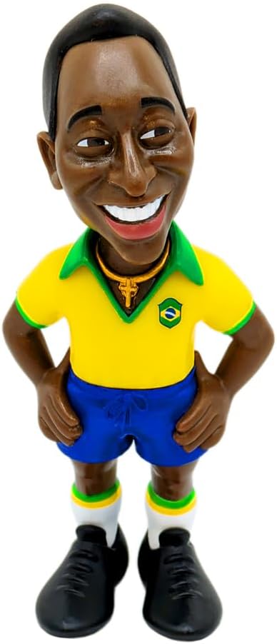 MINIX Sports Collectible Figurine, Pele - Brasil 1ST KIT, 12 cm