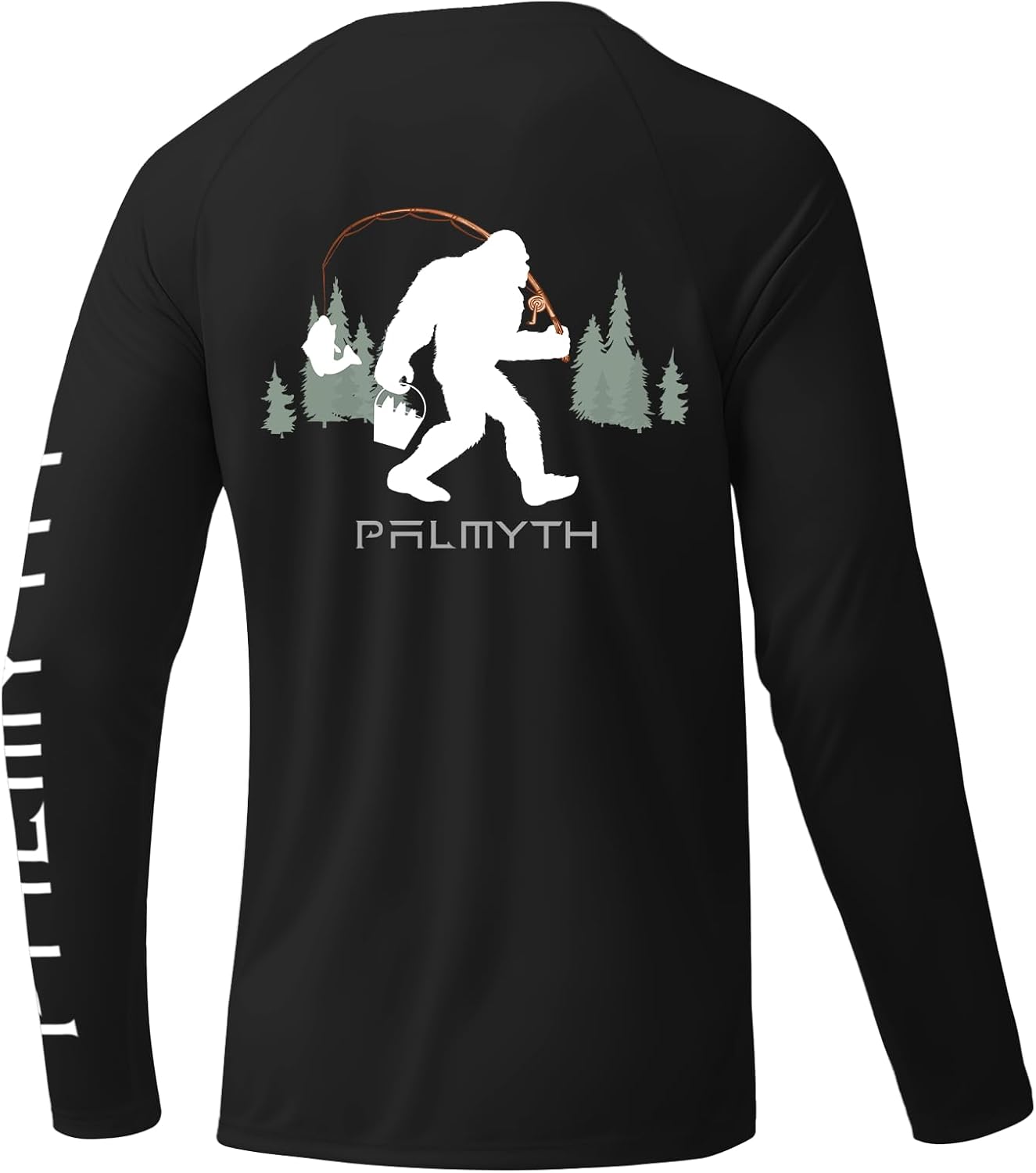 Palmyth Fishing Shirts for Men Long Sleeve Sun Protection Shirts UV UPF 50 T-Shirt Quick Dry