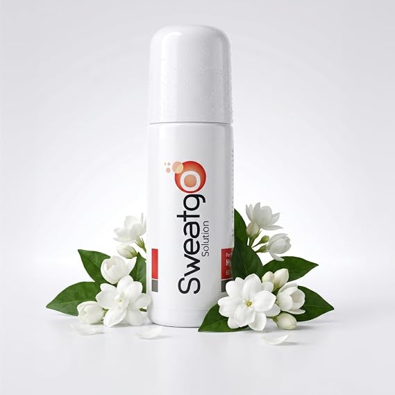 Sweat Go Rollon Antiperspirant Clinical strength | For palms, armpit and feet | Musk For Men - 60 ML
