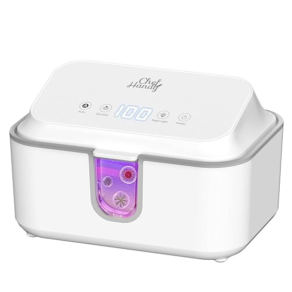 Wipe Warmer for Adult Size Wipes with UV Sanitizer, Baby Wipes Warmer, Large Capacity Wet Wipes Dispenser, 3 Temperature Settings, Night Light, Quiet Heating, Diaper Wipe Warmer, White