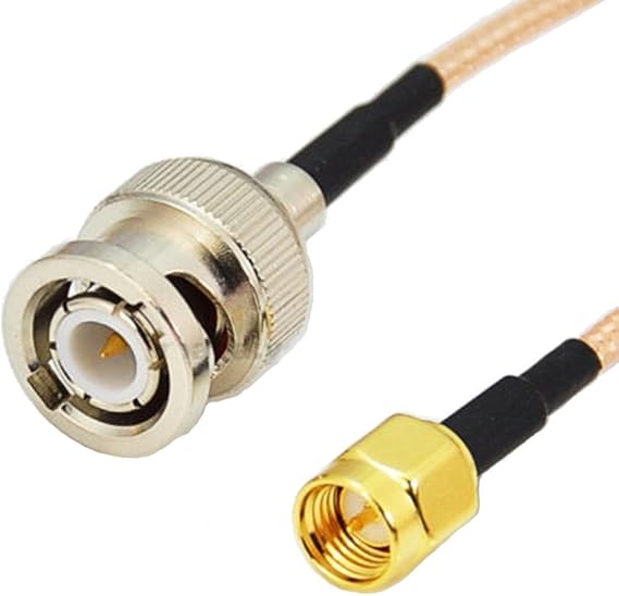 3 feet SMA Male Plug to BNC Male RF Pigtail Jumper Caxial Cable RG316 1m
