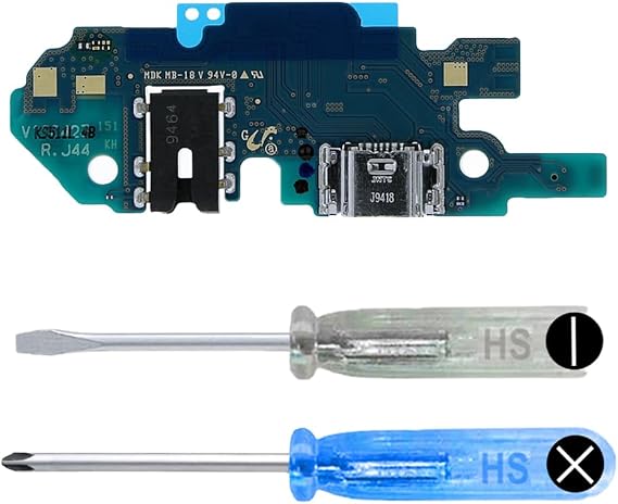 MMOBIEL Dock Connector Compatible with Samsung Galaxy A10 2019 - Charging Port - Headphone Port/Microphone Replacement - Micro USB - Incl. Screwdrivers