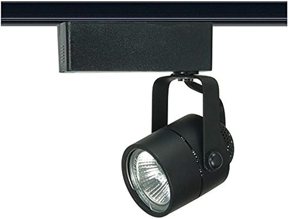 NUVO TH235 Mr16 Round Track Head, Black