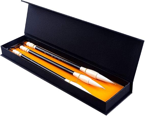 Handmade Traditional Chinese Calligraphy Practice Watercolor Ink Painting Brush (Xuan Mi Ta-S)