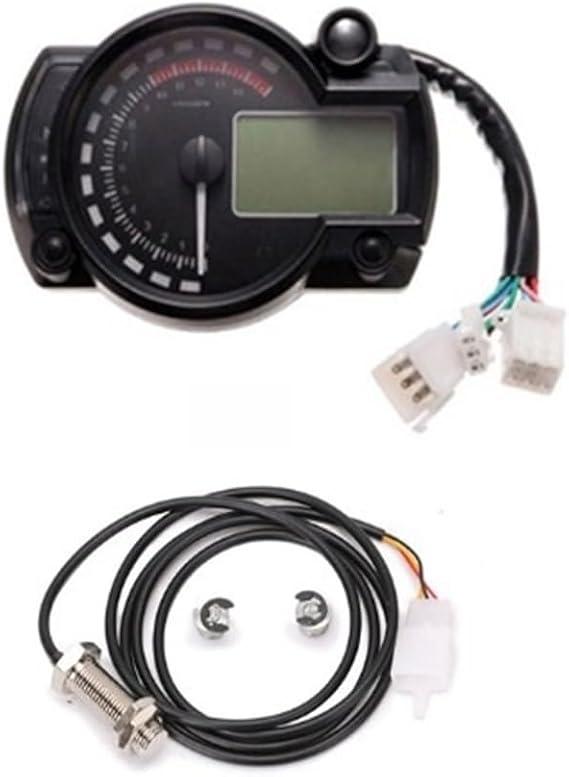 Odometer Tachometer Universal for KOSO RX2N Digital Motorcycle Odometer Speedometer Meter Instrument Adjustable MAX 299KM/H Speedometer Odometer