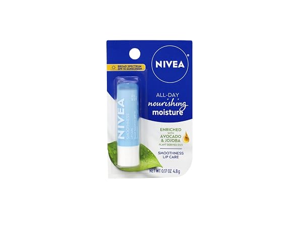 Nivea Smth Hydrat Lip Spf Size .17z Nivea A Kiss Of Smoothness Hydrating Lip Care Spf 15 .17z