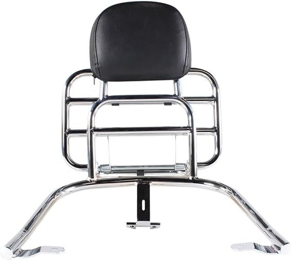 Prima Rear Rack (Backrest, Chrome); Compatible with Vespa Primavera, Sprint