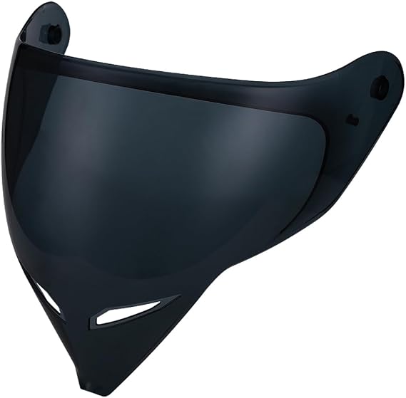 Motorcycle Full Face Helmet Motorbike Moto Helmets for Adults Men Women Racing Street Moped DOT Approved (Smoke Visor-Long mouth,One Size)