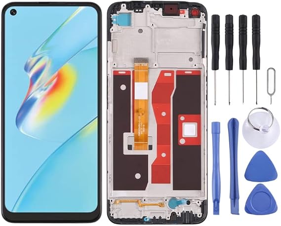 LCD Screen and Digitizer Full Assembly with Frame for Oppo A54 4G/A55 4G CPH2325 CPH2239